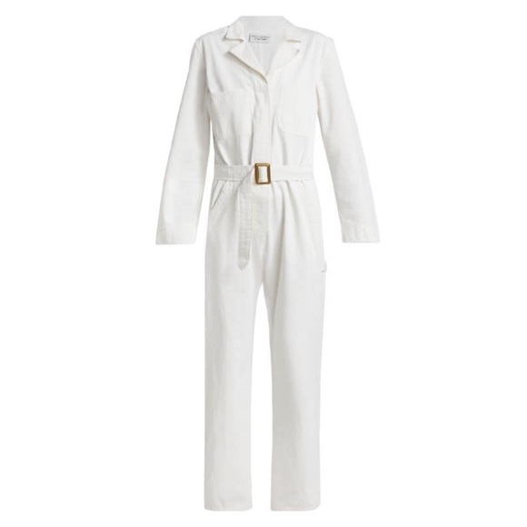 🛑SOLD🛑 New! NILI LOTAN Marie Military Jumpsuit in White - Picture 2 of 14